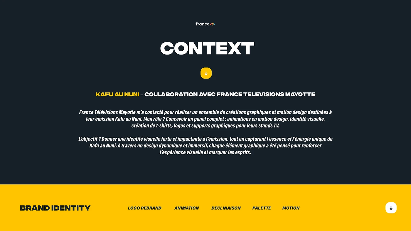 France TV – Identité visuelle Kafu au Nuni