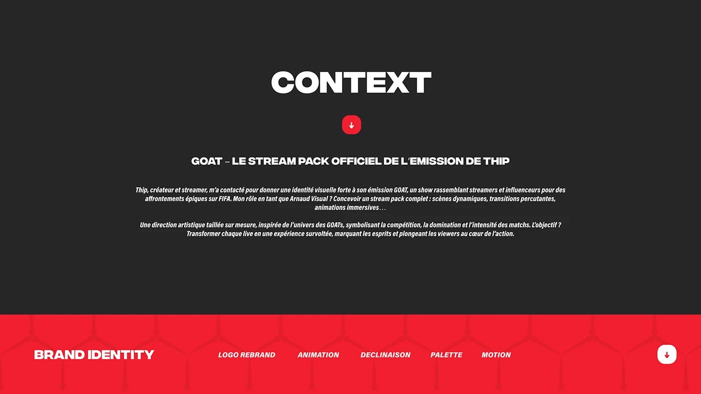 GOAT – Direction artistique – Vue 2