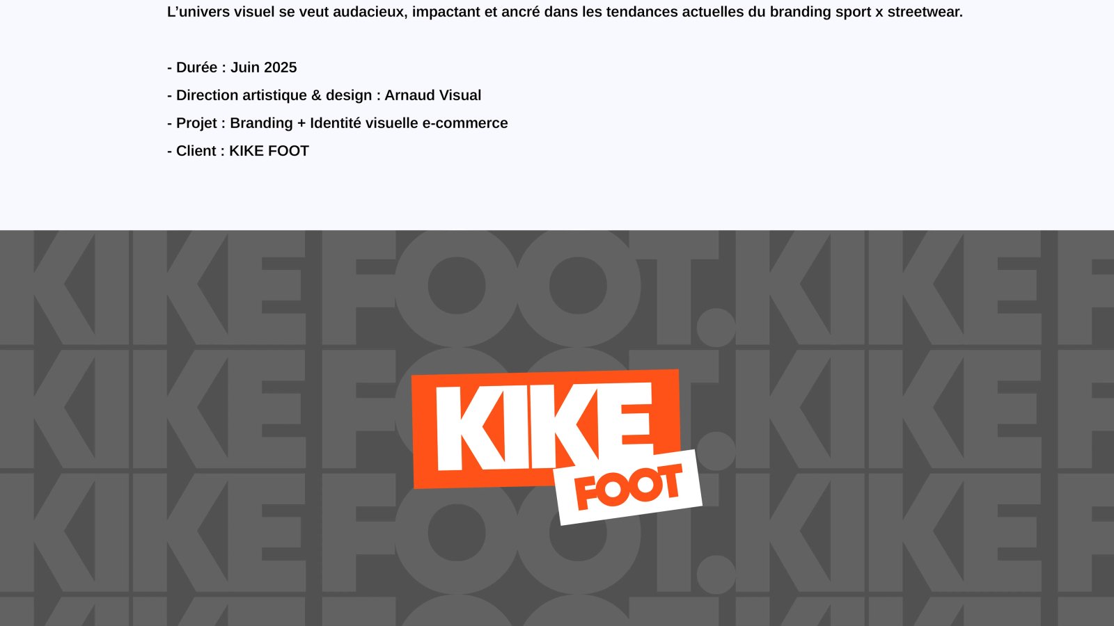 KIKEFOOT – Branding – Vue 3