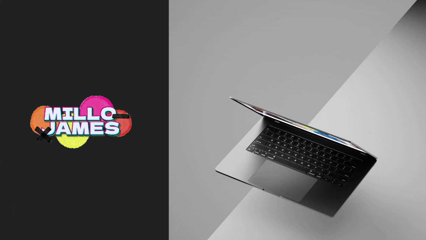 Millo James – Branding & Website Design – Vue 3