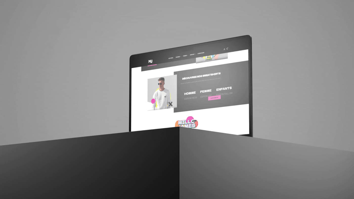 Millo James – Branding & Website Design – Vue 1