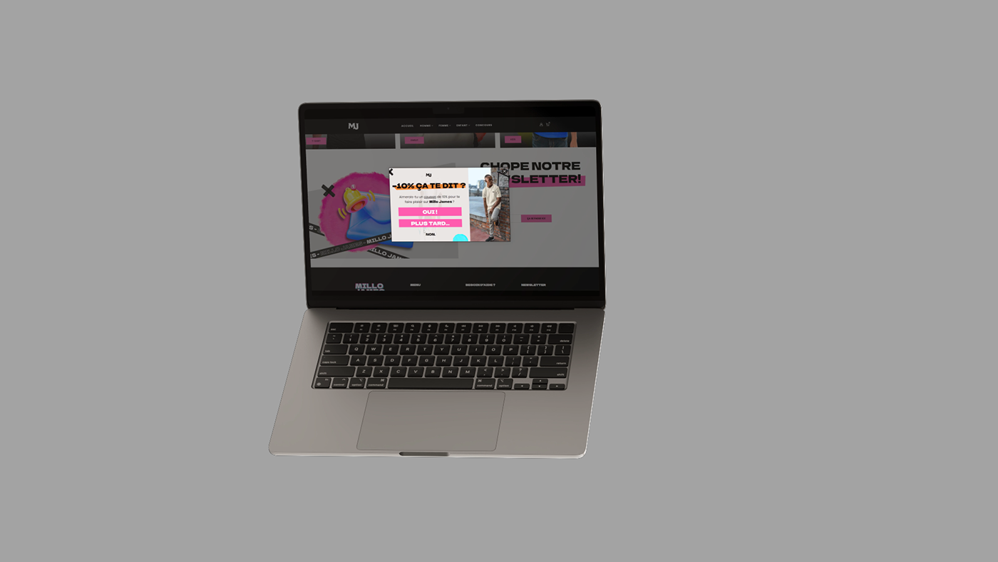 Millo James – Branding & Website Design – Vue 8