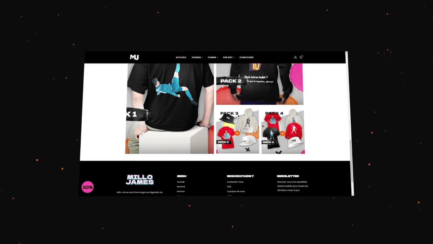 Millo James – Branding & Website Design – Vue 6