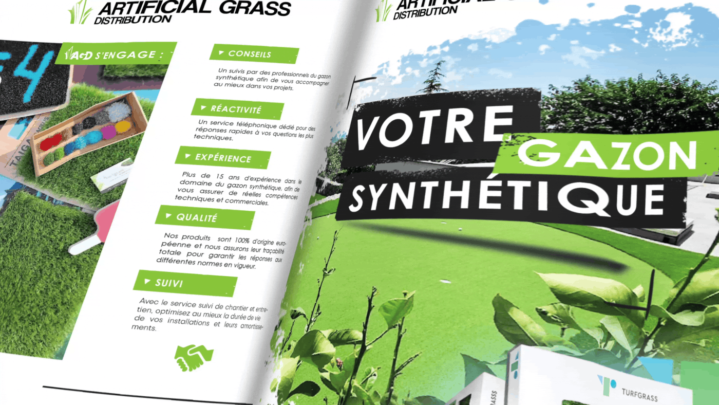 TURFGRASS & AGD – Branding & Catalogue print – Vue 15