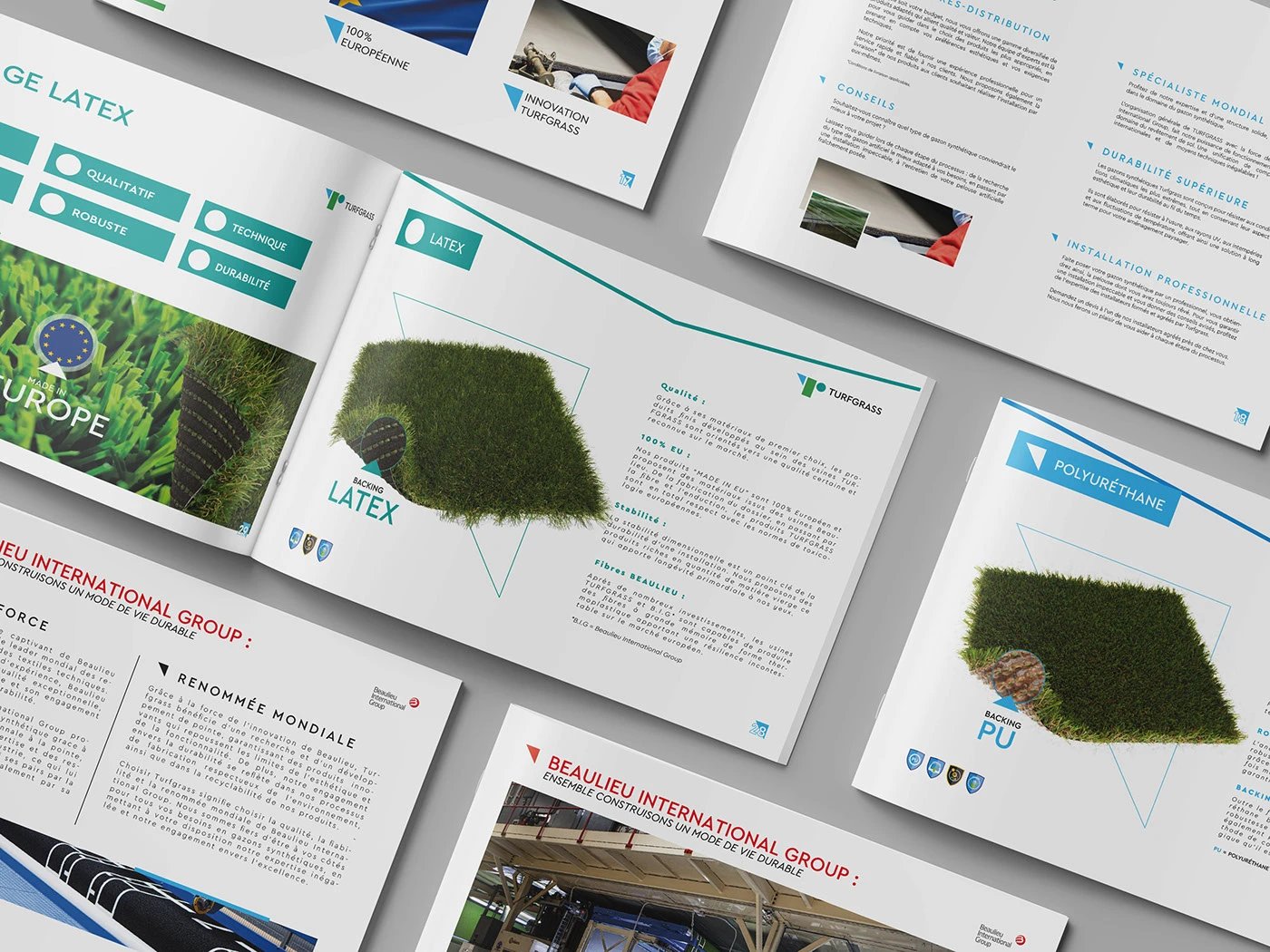 TURFGRASS & AGD – Branding & Catalogue print – Vue 5