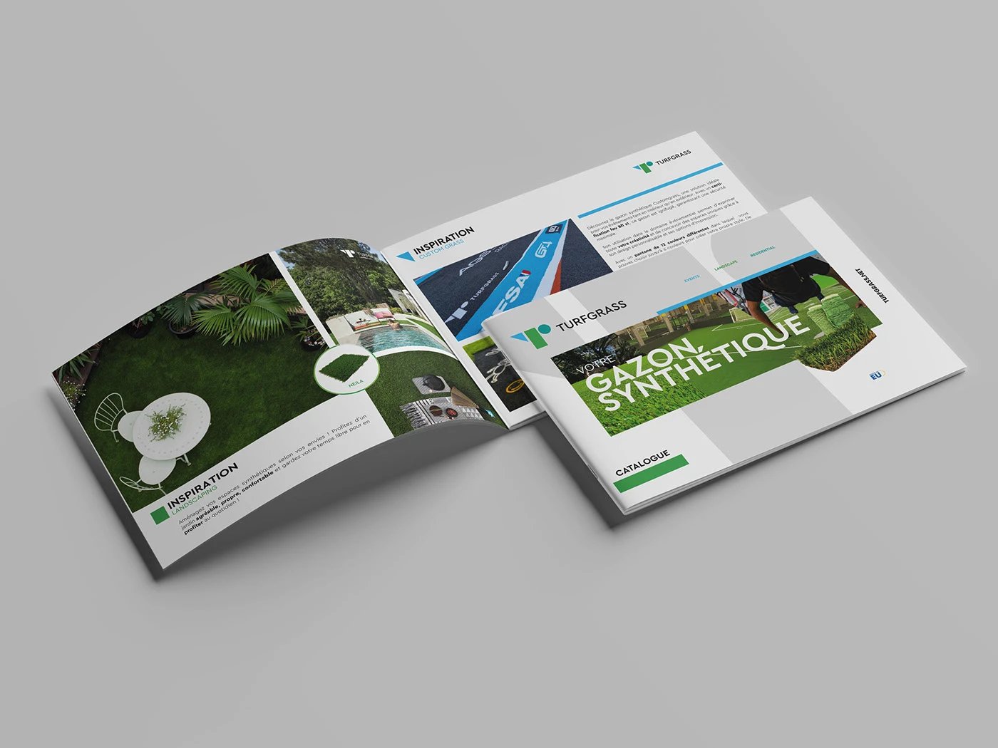 TURFGRASS & AGD – Branding & Catalogue print – Vue 1