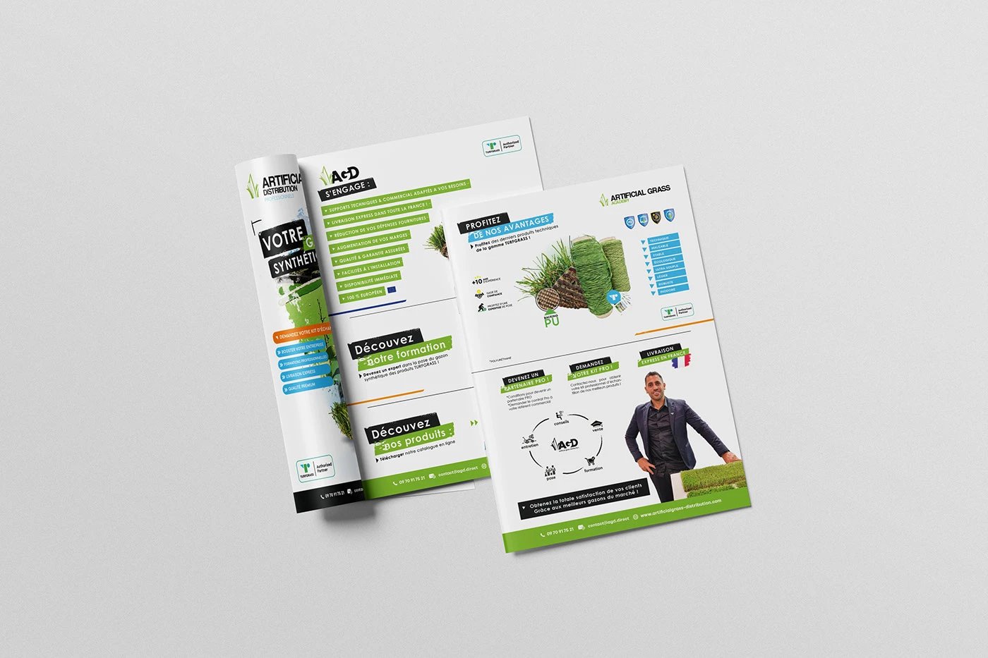 TURFGRASS & AGD – Branding & Catalogue print – Vue 17
