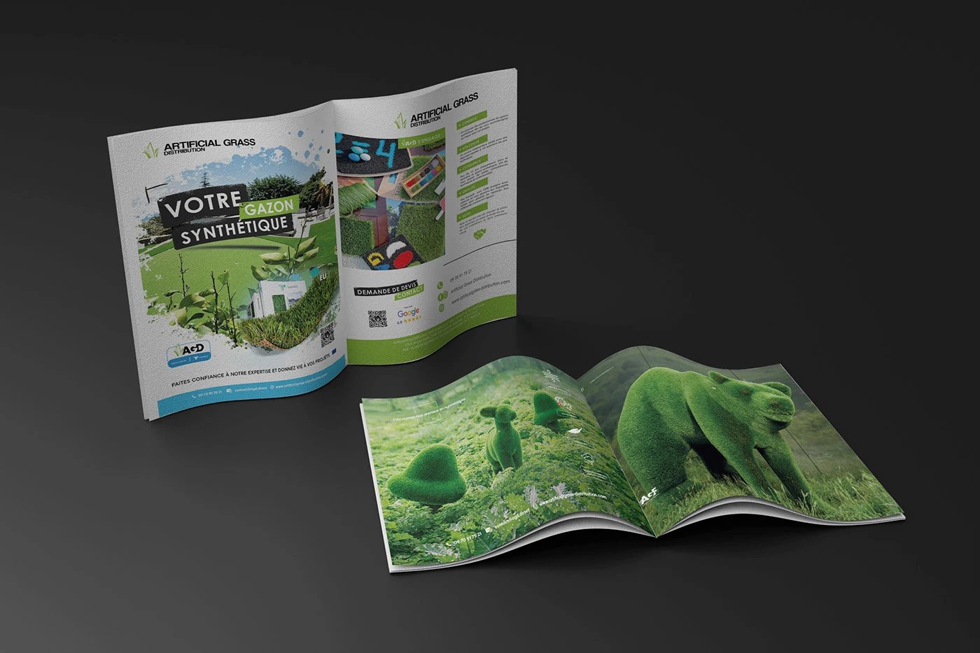 TURFGRASS & AGD – Branding & Catalogue print – Vue 3