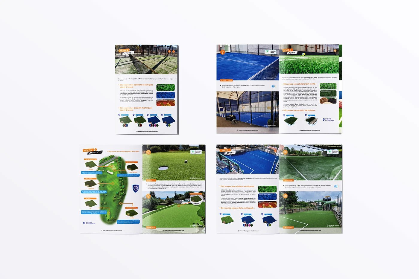 TURFGRASS & AGD – Branding & Catalogue print – Vue 13