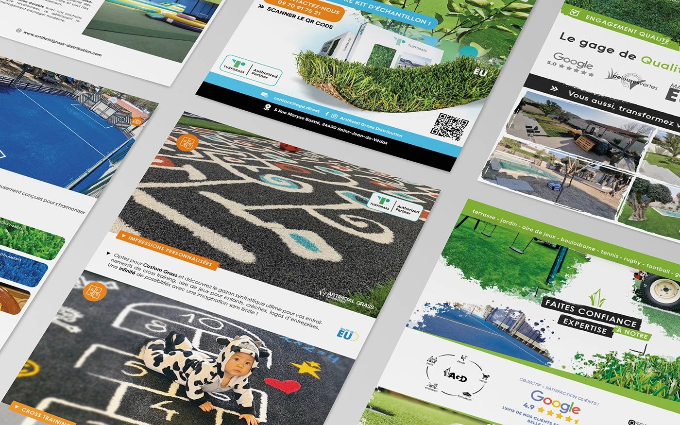 TURFGRASS & AGD – Branding & Catalogue print – Vue 7