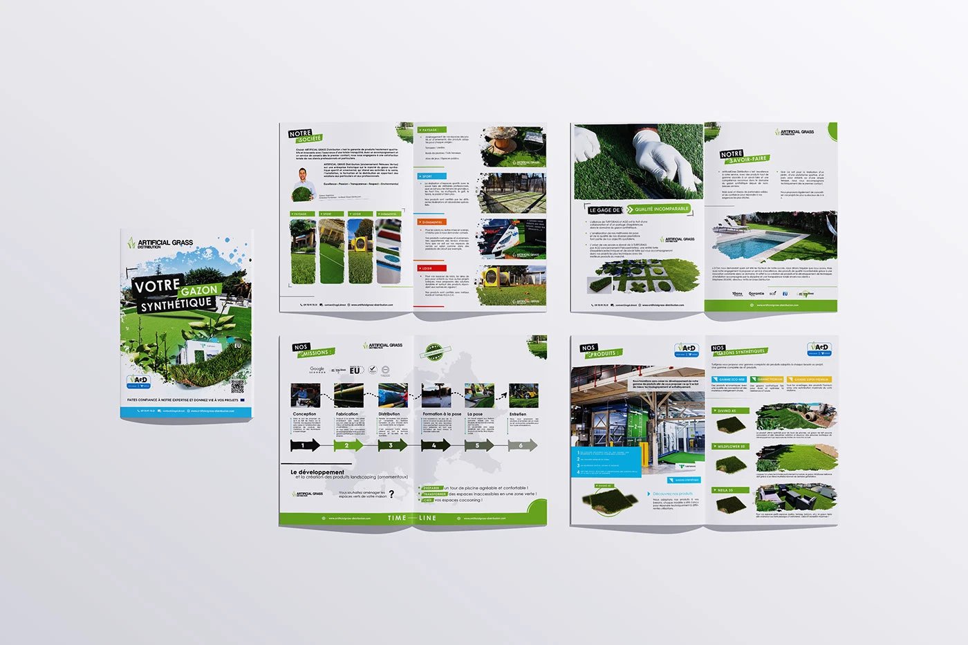 TURFGRASS & AGD – Branding & Catalogue print – Vue 12