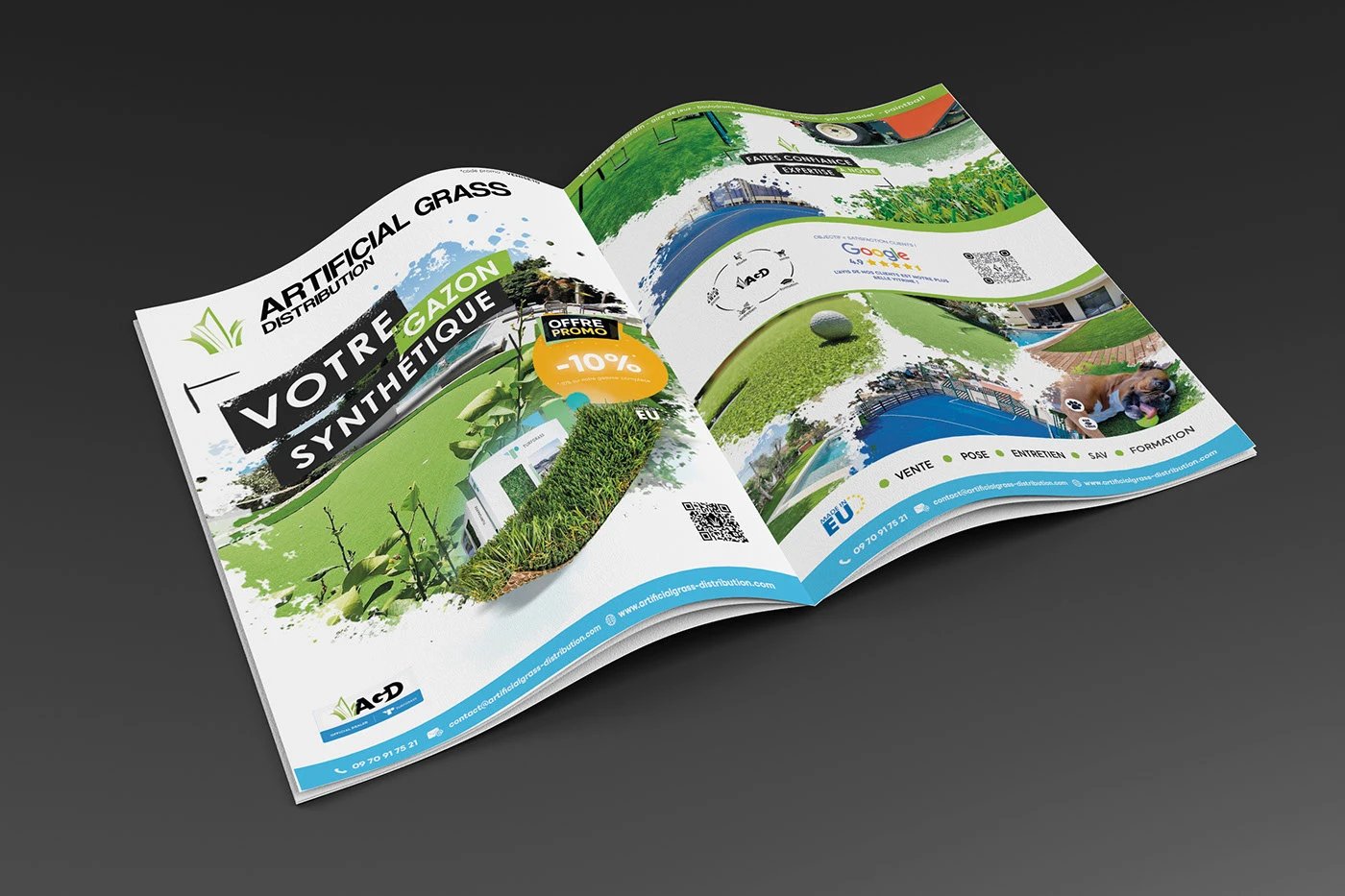 TURFGRASS & AGD – Branding & Catalogue print – Vue 9