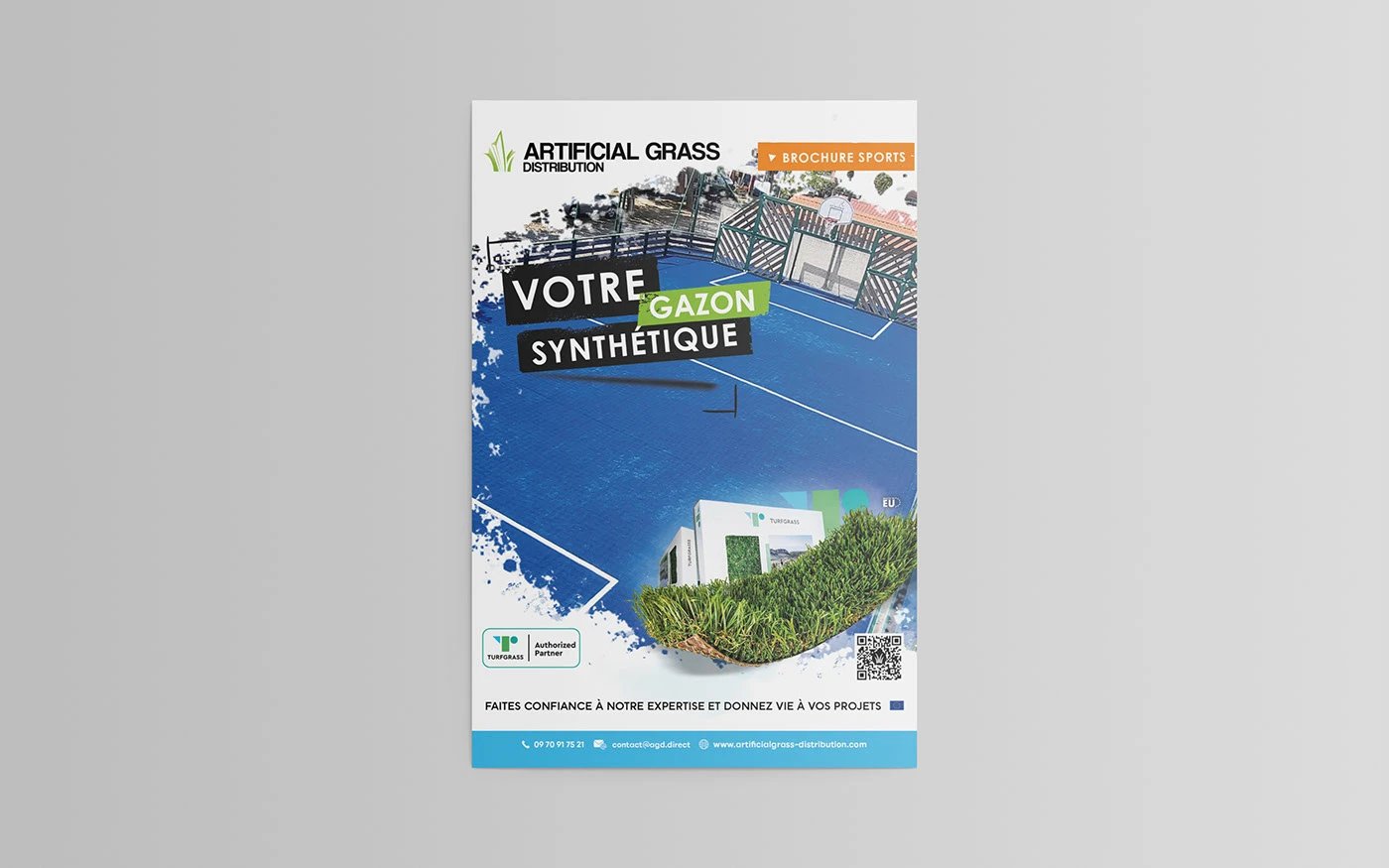 TURFGRASS & AGD – Branding & Catalogue print – Vue 8