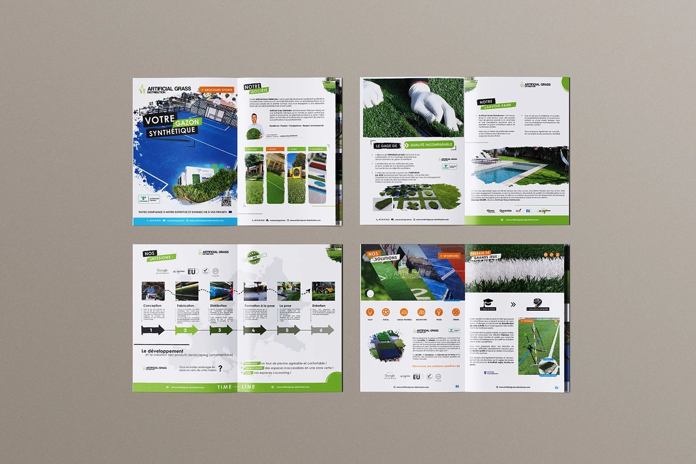 TURFGRASS & AGD – Branding & Catalogue print – Vue 11