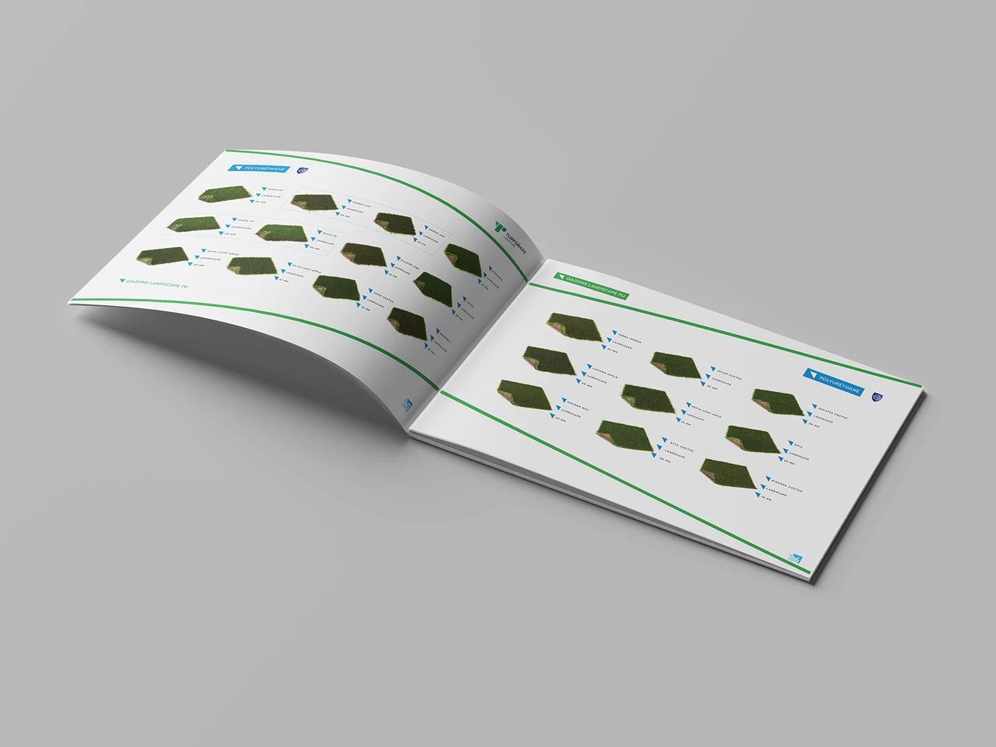 TURFGRASS & AGD – Branding & Catalogue print – Vue 18